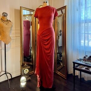 AYM Grecian “Venus” Dress (Mahogany)